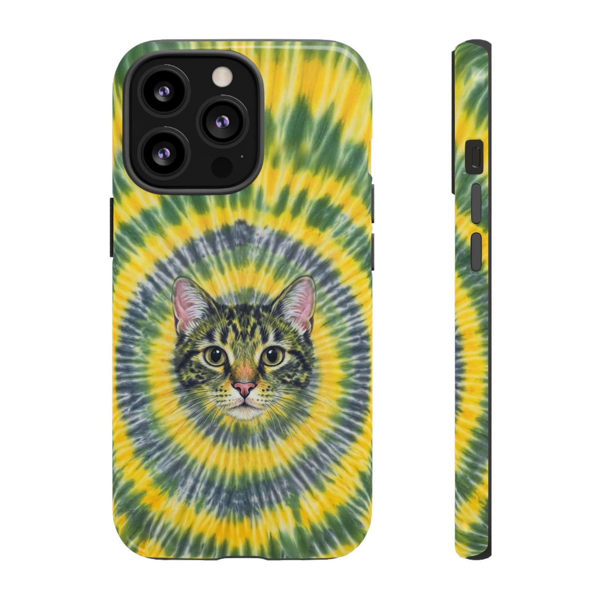 FUNNY CAT SWIRL  PHONE CASE - TLNT1604263