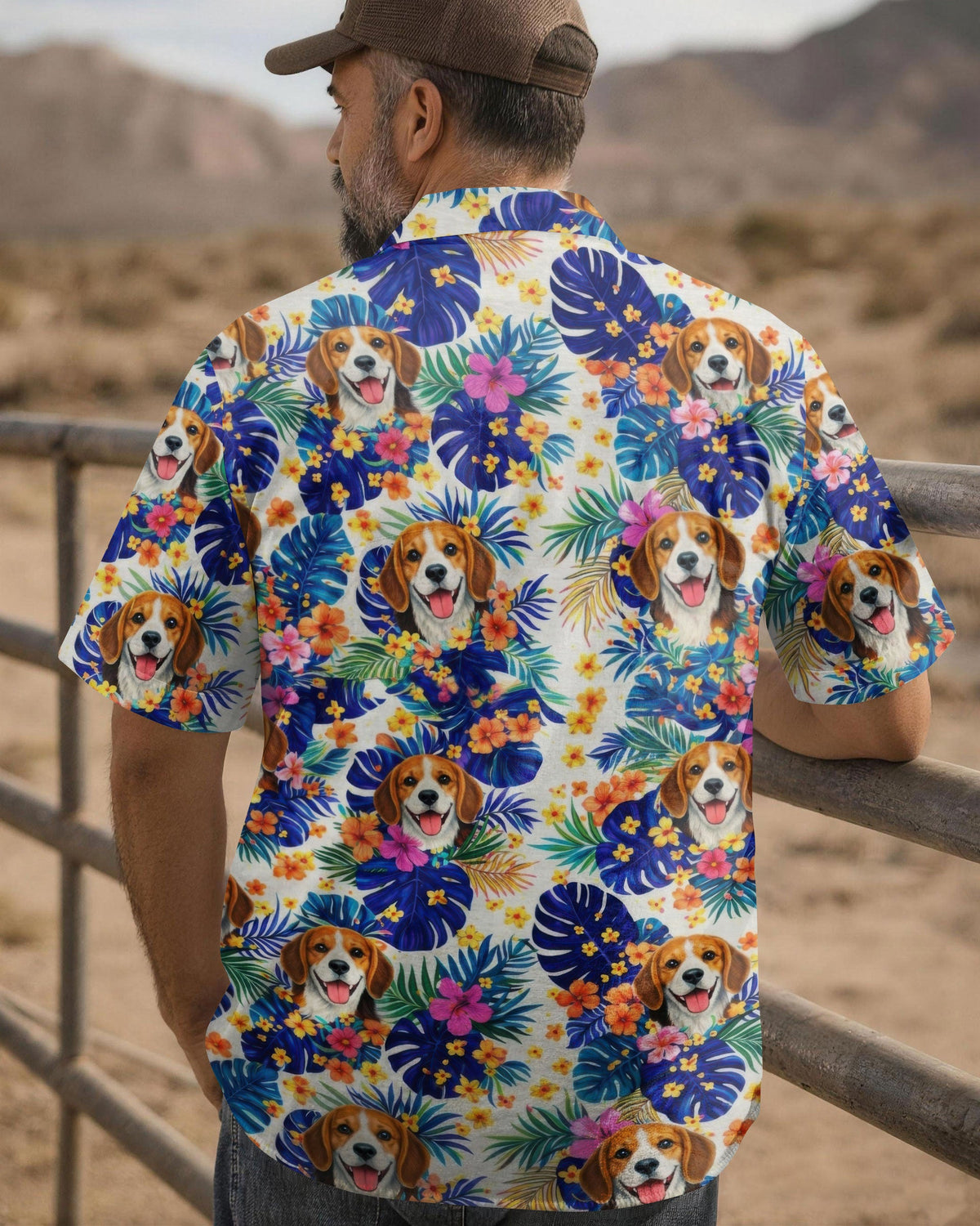 BEAGLE TROPICAL CAMP SHIRT - TLTW0604261