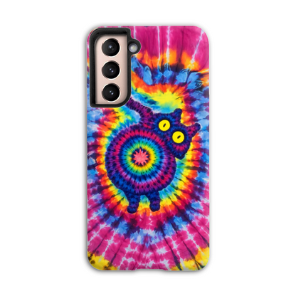 CAT COLORFUL SWIRL PATTERN PHONE CASE  - TLNO0701261