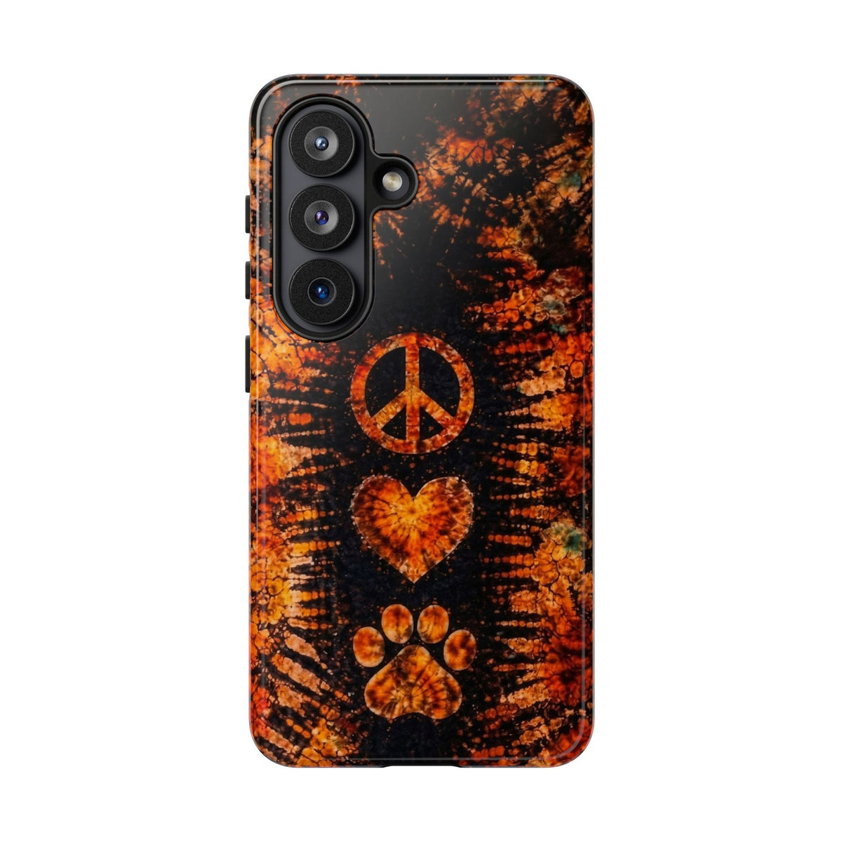 PEACE LOVE PAW PRINT VINTAGE  PHONE CASE  - TLHN2204264