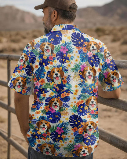BEAGLE TROPICAL HAWAIIAN SHIRT - TLTW0604261