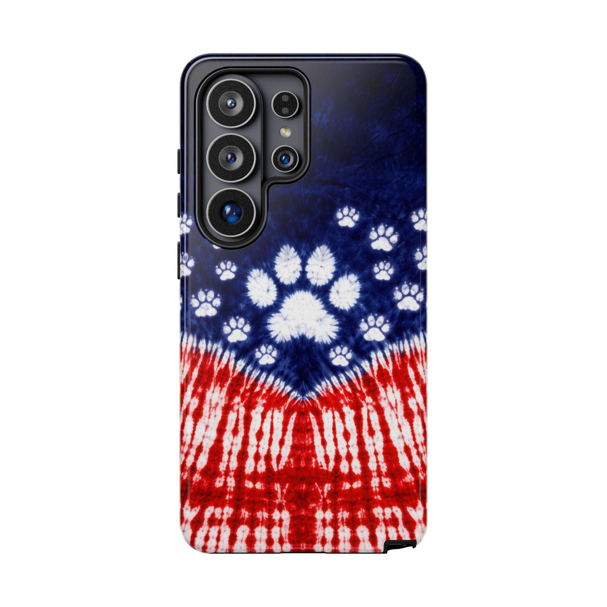 PAW PRINT RED WHITE & BLUE PHONE CASE - TLTW1604262