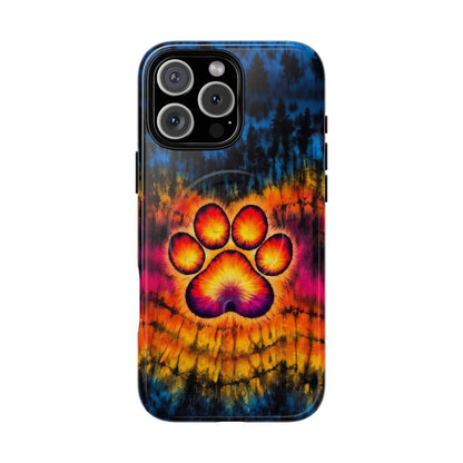 PAW PRINT SWIRL MAGNETIC PHONE CASE  - TLHG2404264