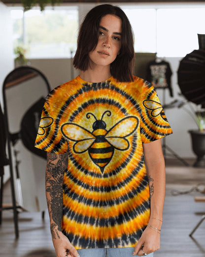 BEE ORANGE & BLACK SWIRL ALL OVER PRINT - TLTW2712251
