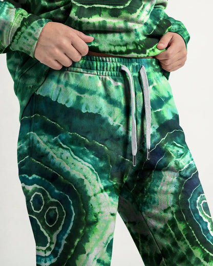 PAW PRINT TIE DYE STRAIGHT FIT SWEATPANT - TYQY0701263
