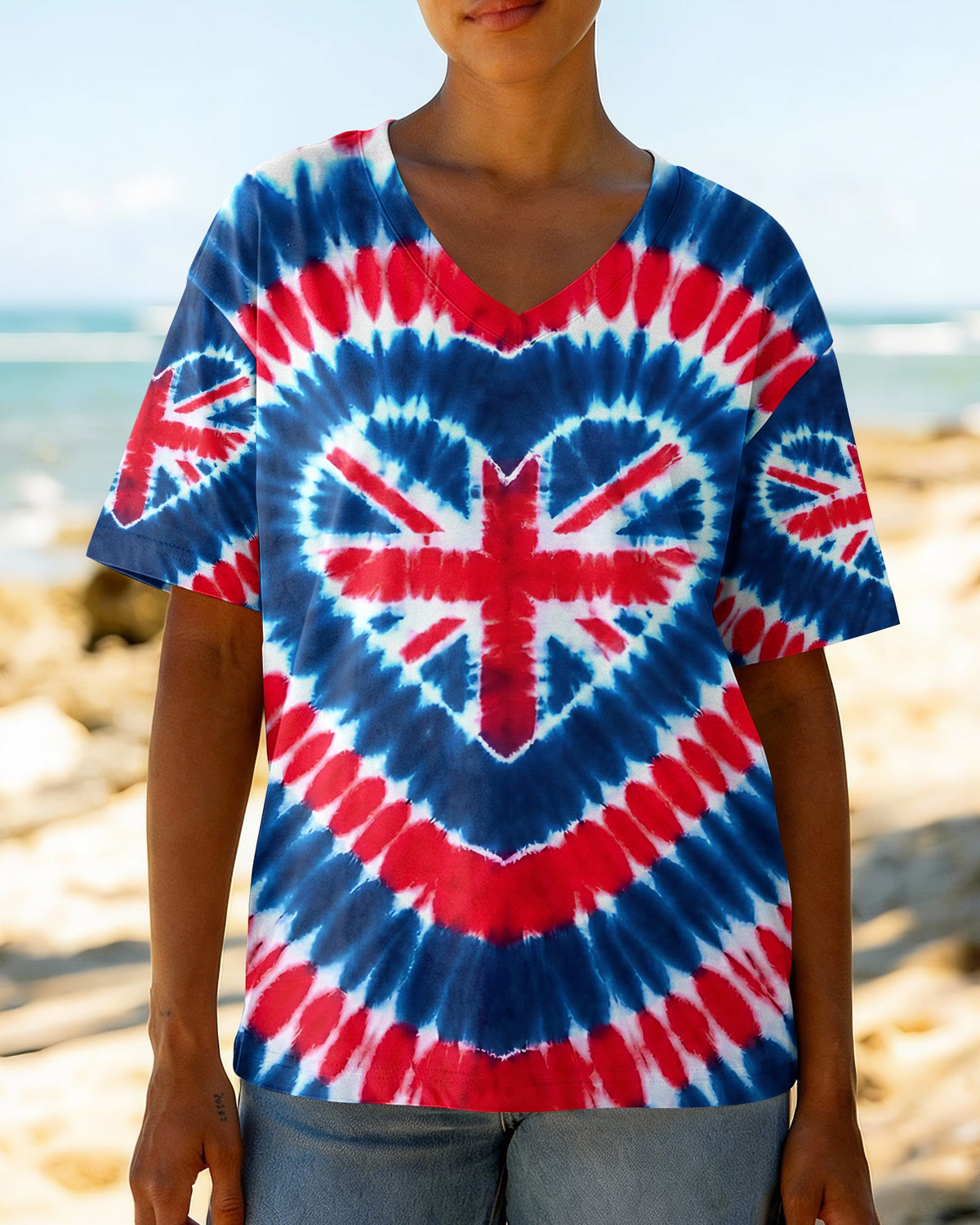 UNITED KINGDOM FLAG HEART ALL OVER PRINT - TYPQ1106262