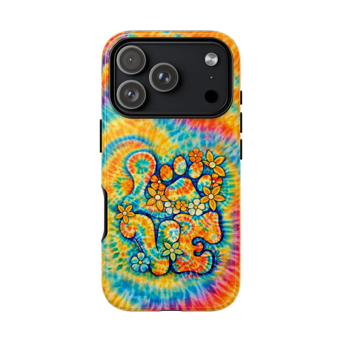 LOVE PAW PRINT SWIRL PHONE CASE  - TLHN2304264