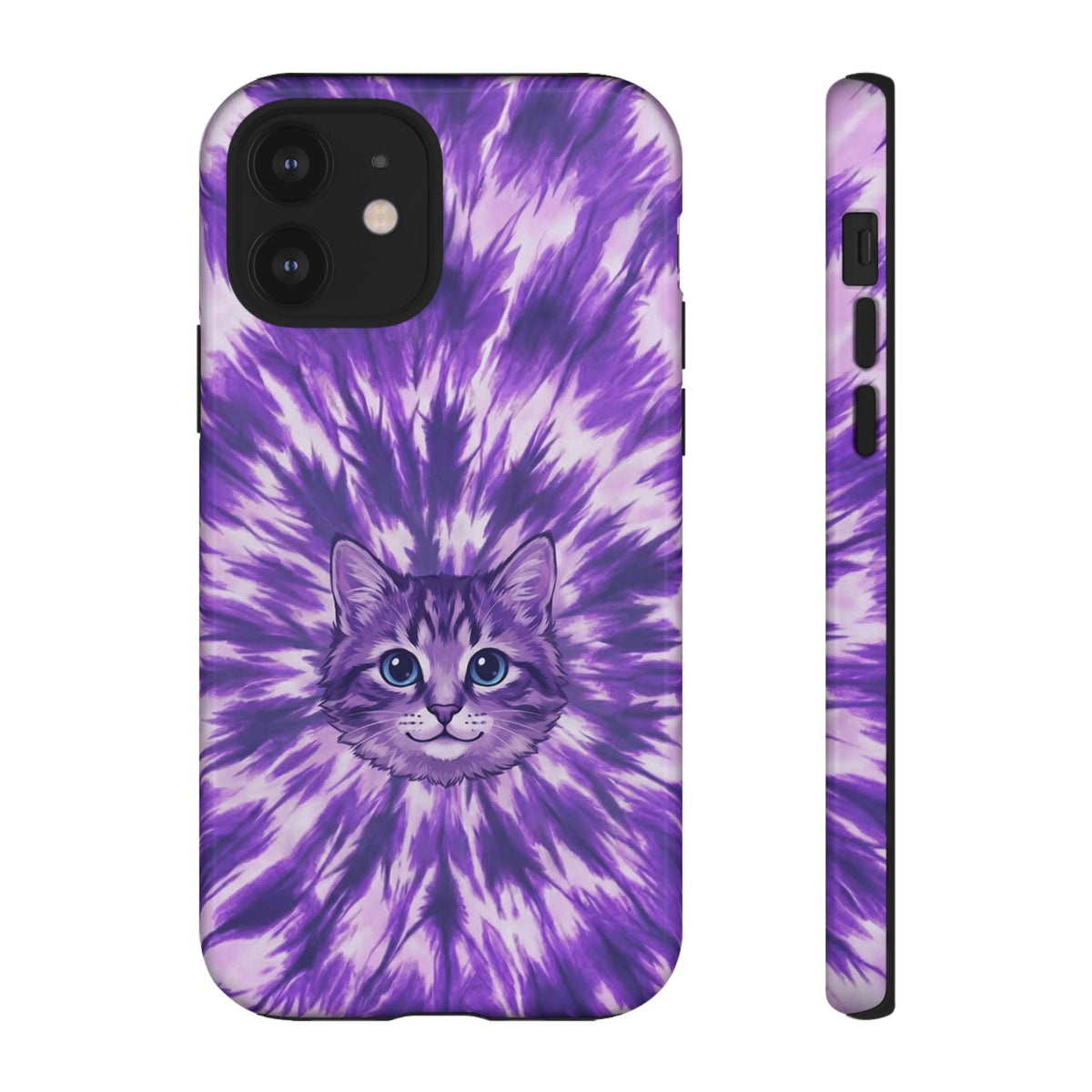PURPLE AURA CAT PHONE CASE - TYPQ1304269