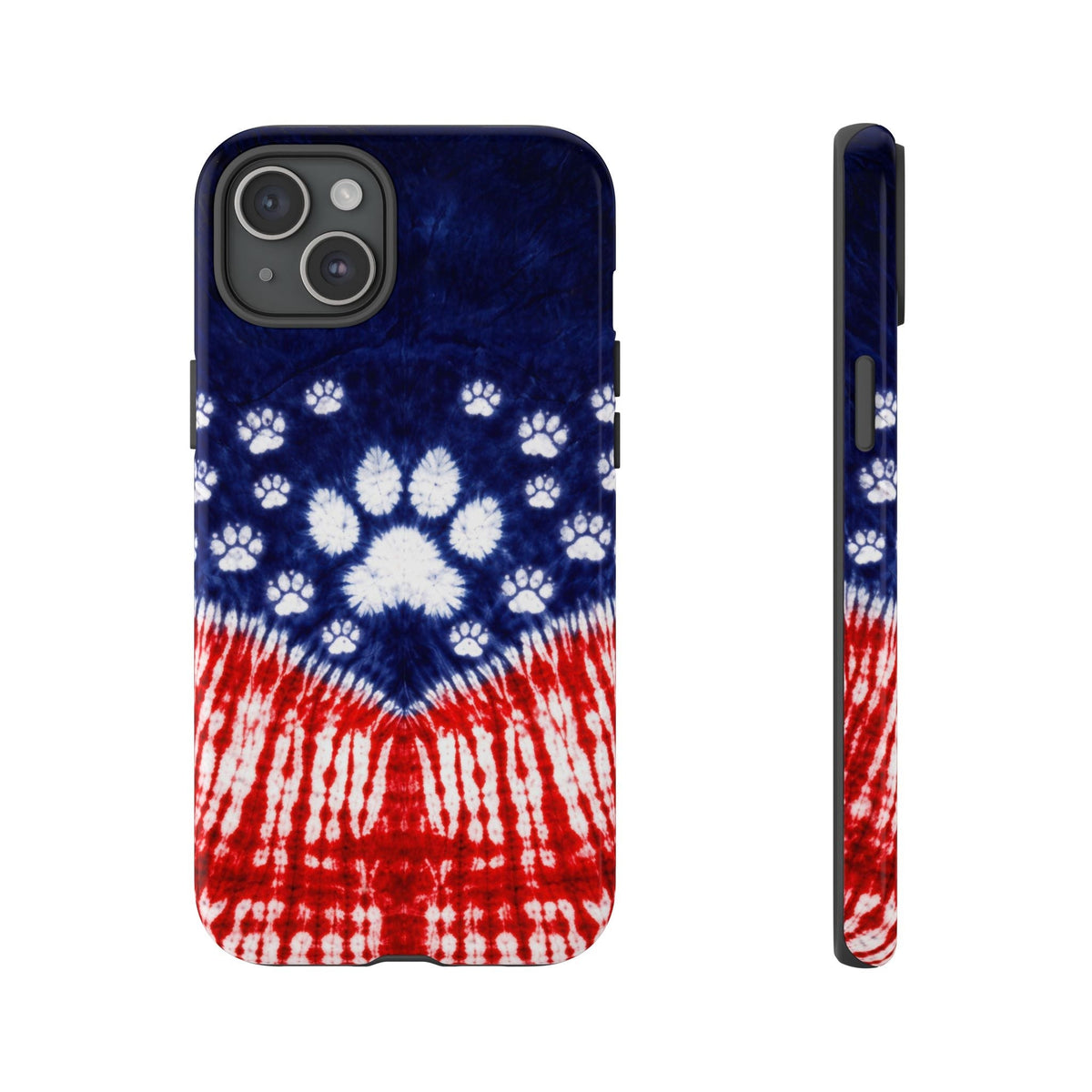 PAW PRINT RED WHITE & BLUE PHONE CASE - TLTW1604262
