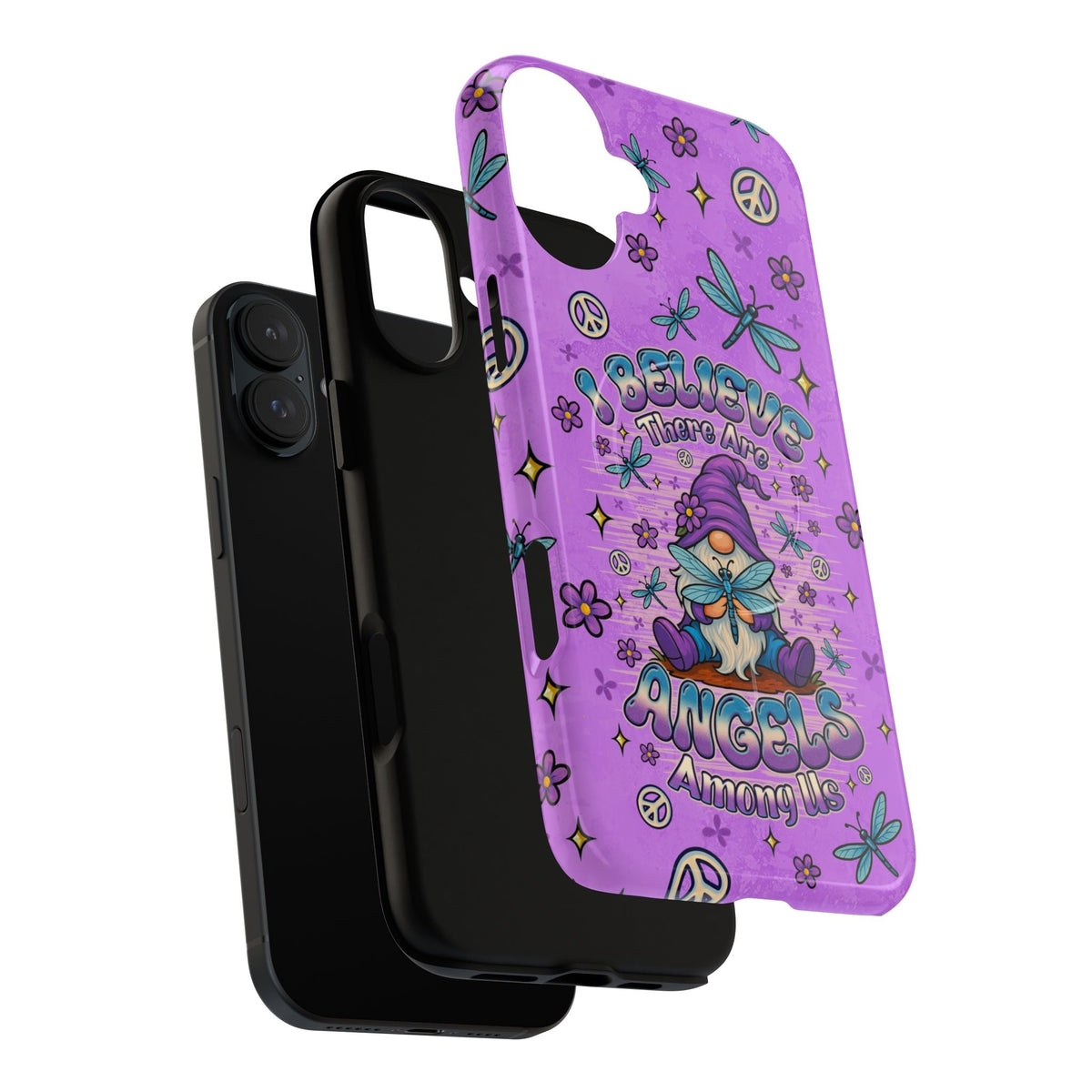 I BELIEVE THERE ARE ANGELS AMONG US GNOME MAGNETIC PHONE CASE - TLNO1604262