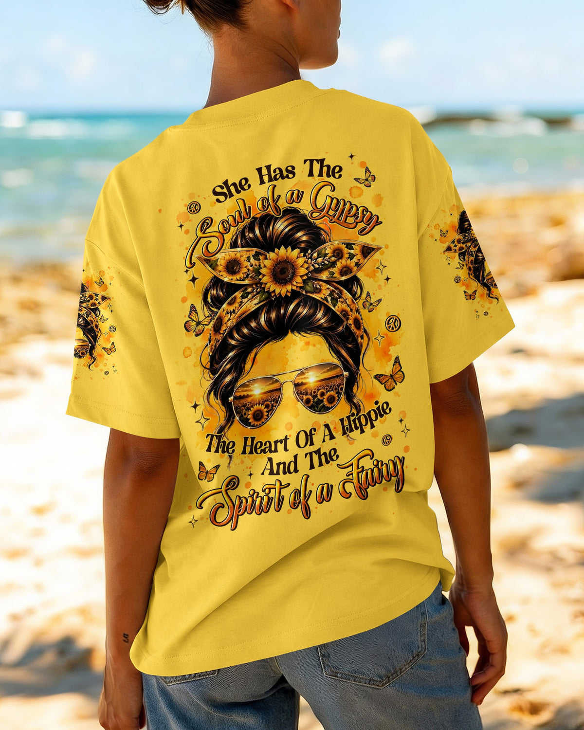 SHE HAS THE SOUL OF A GYPSY MESSY BUN ALL OVER PRINT - TYLN2306263