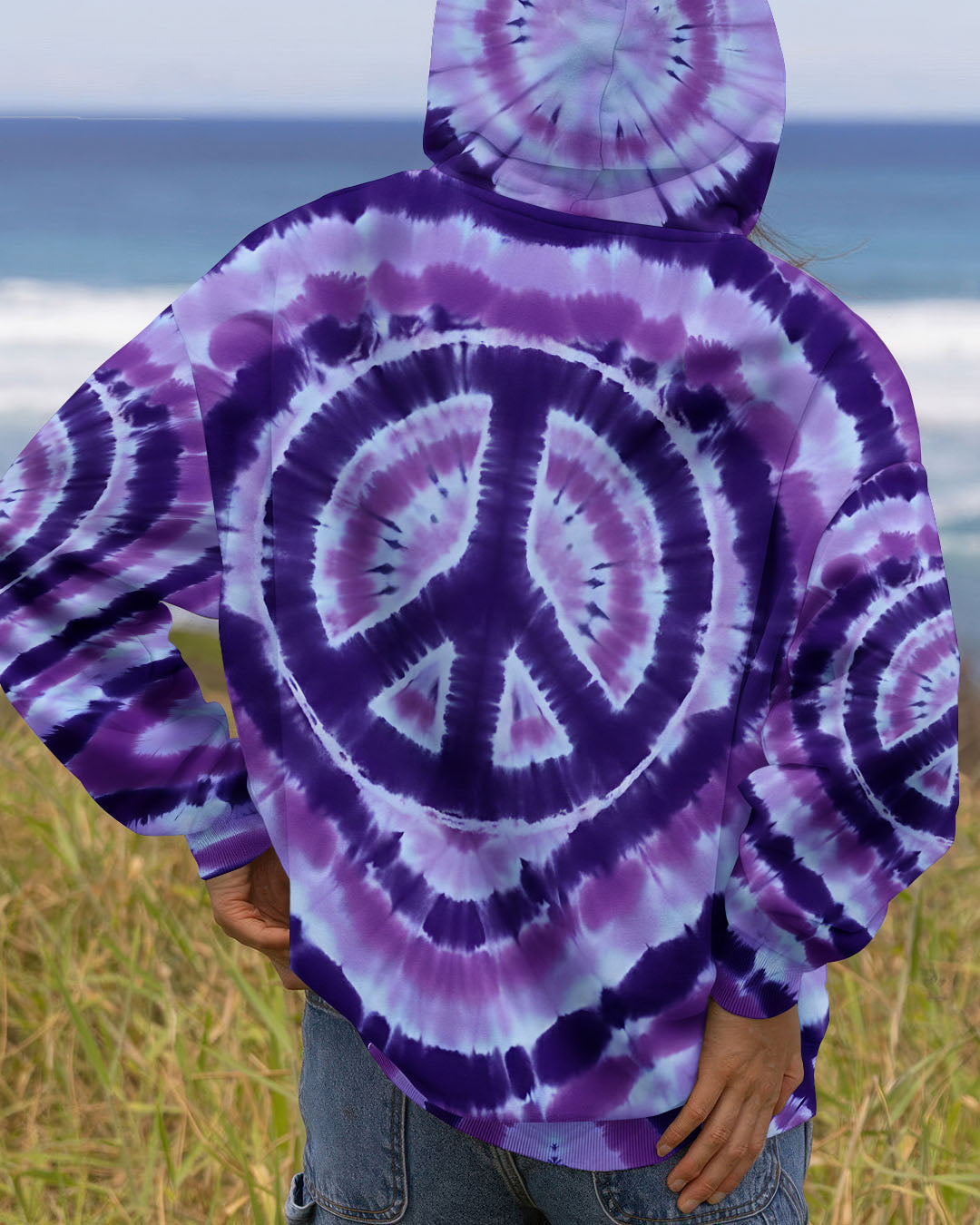 PEACE VIOLET ALL OVER PRINT - TYQY2912252