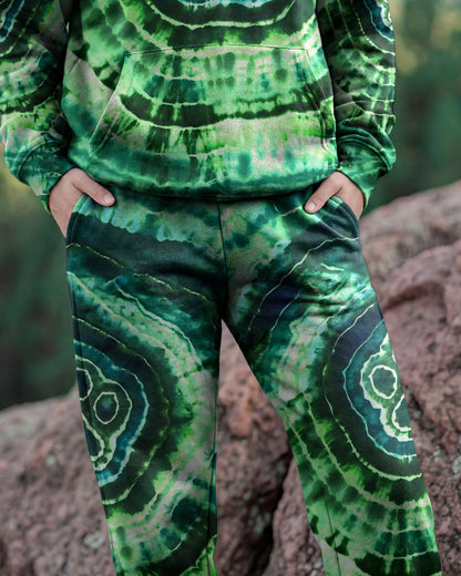 PAW PRINT TIE DYE STRAIGHT FIT SWEATPANT - TYQY0701263