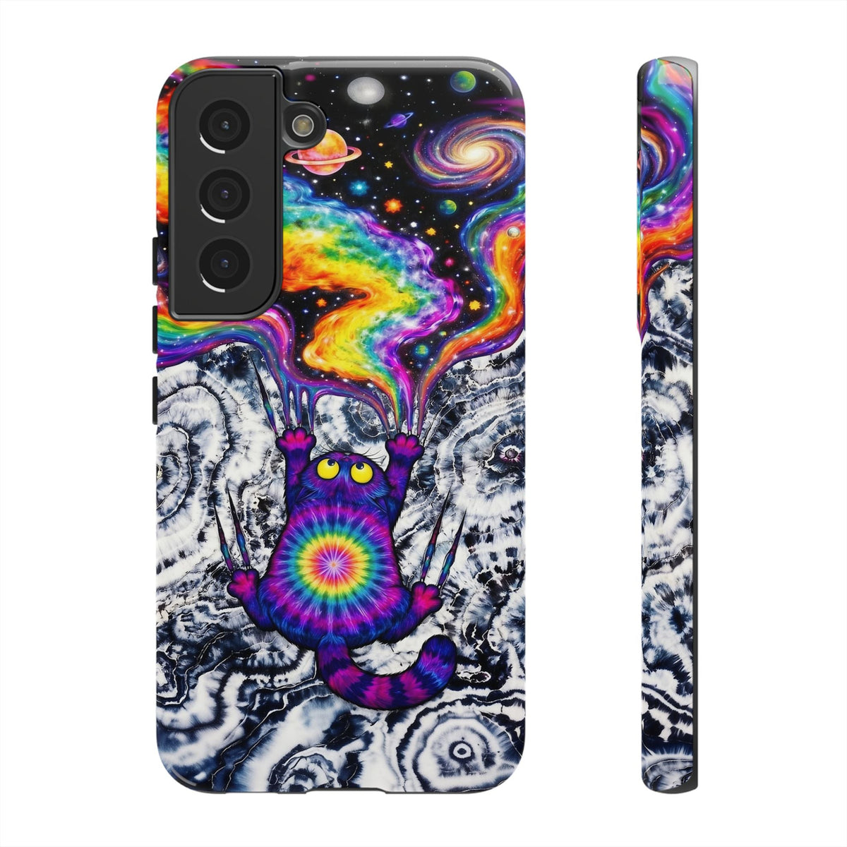 SCRATCHING CAT GALAXY PHONE CASE - KMTM1004261
