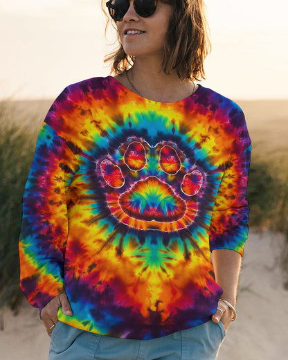 RAINBOW PAW TIE DYE ALL OVER PRINT - KMTM0511258