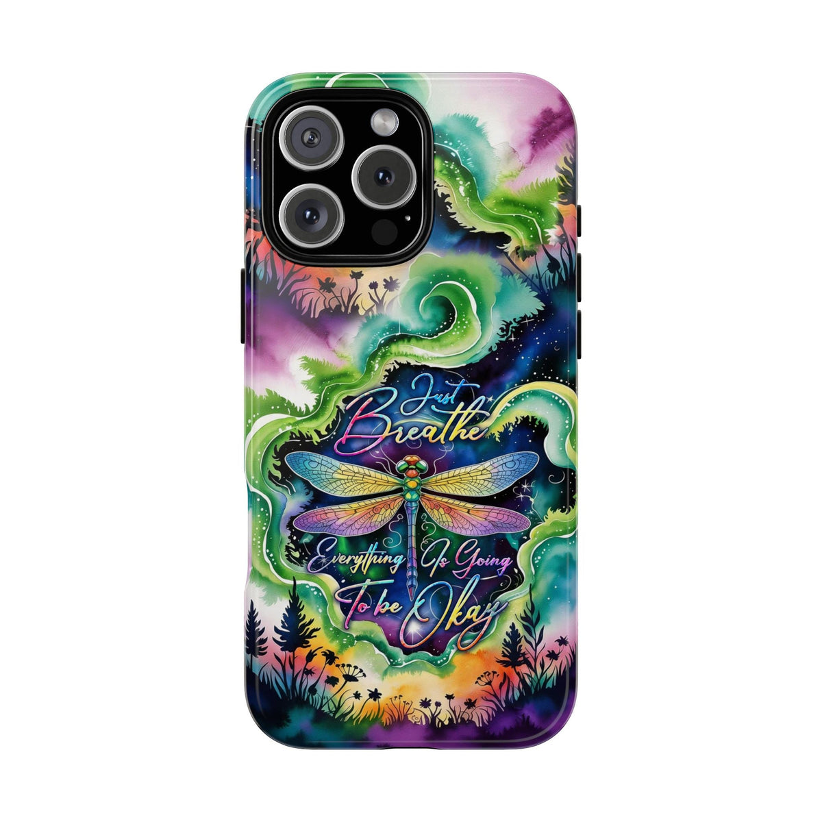 JUST BREATH DRAGONFLY  PHONE CASE  - TLHG2304264