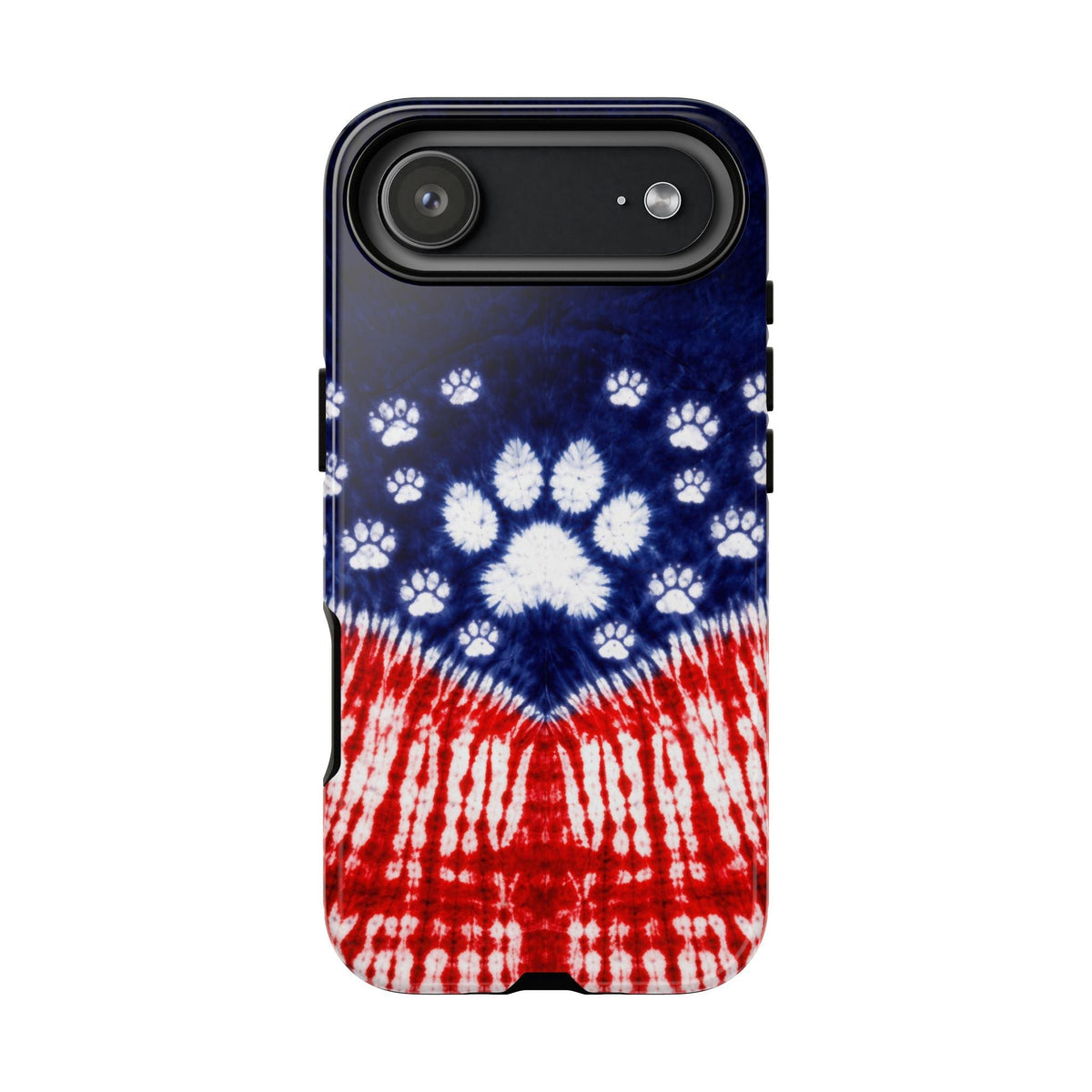 PAW PRINT RED WHITE & BLUE PHONE CASE - TLTW1604262