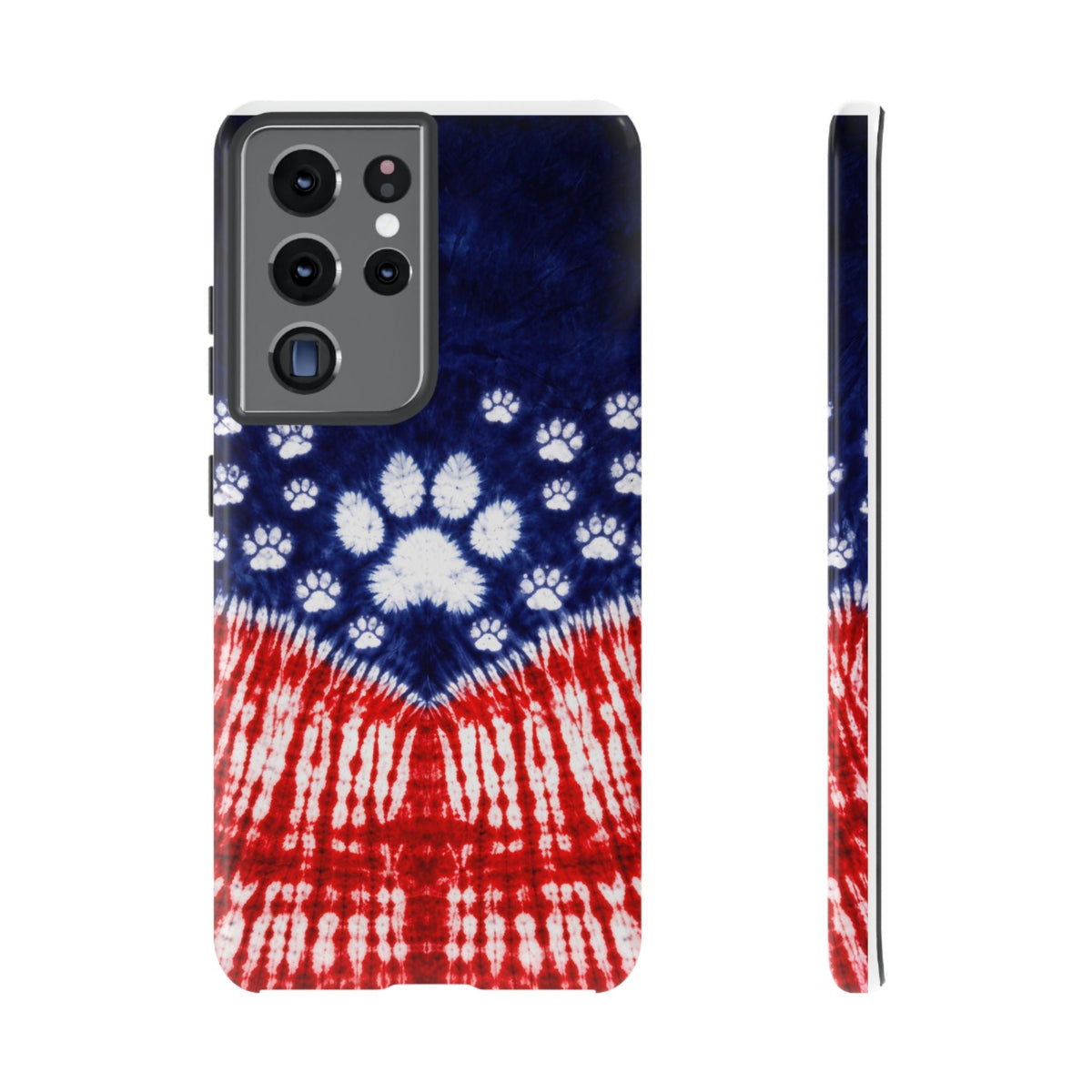 PAW PRINT RED WHITE & BLUE PHONE CASE - TLTW1604262
