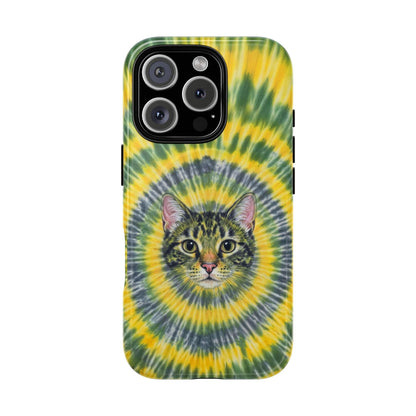 FUNNY CAT SWIRL MAGNETIC PHONE CASE - TLNT1604263