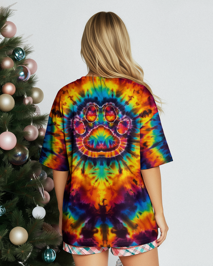 RAINBOW PAW TIE DYE ALL OVER PRINT - KMTM0511258