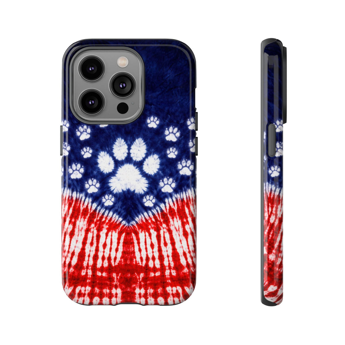 PAW PRINT RED WHITE & BLUE PHONE CASE - TLTW1604262