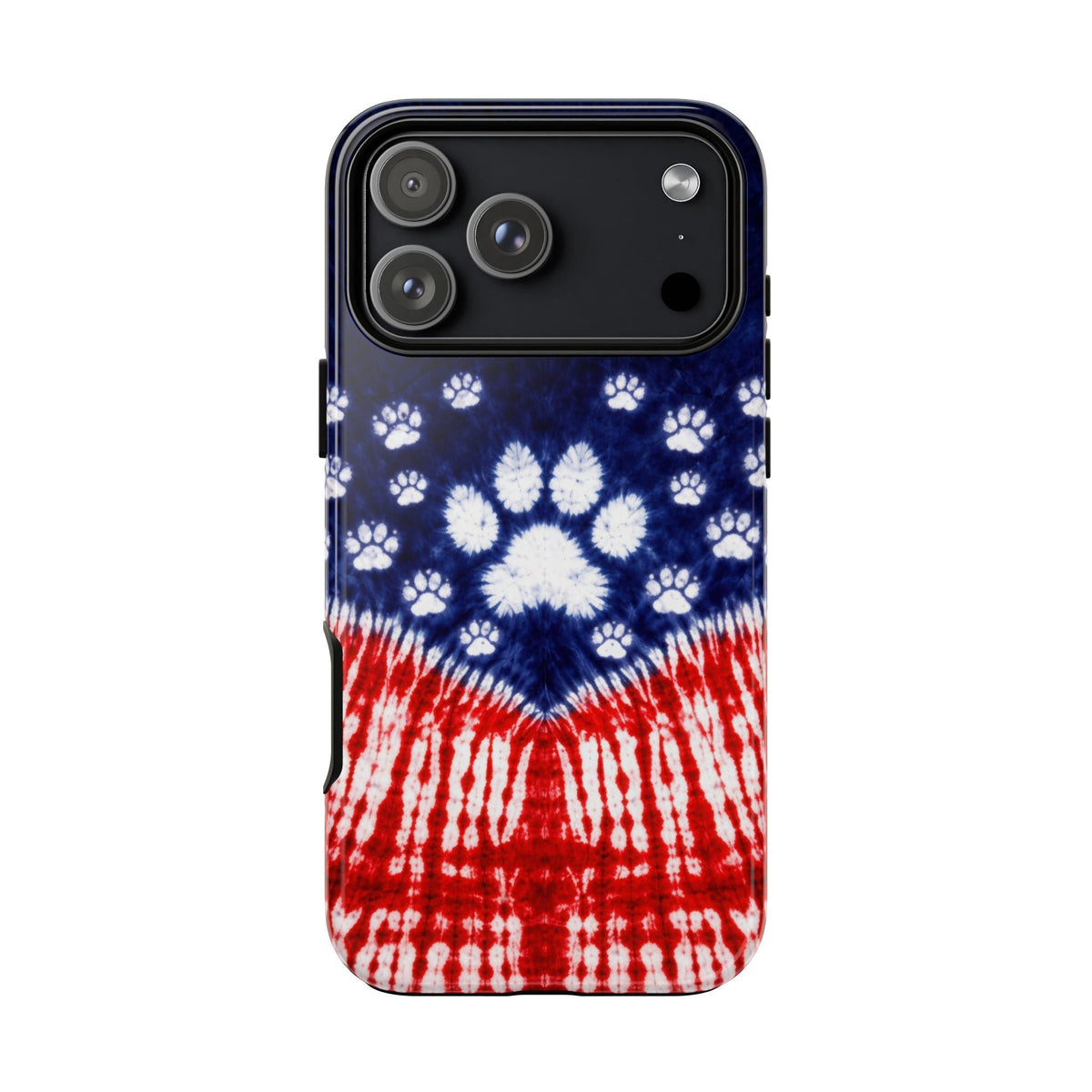 PAW PRINT RED WHITE & BLUE PHONE CASE - TLTW1604262