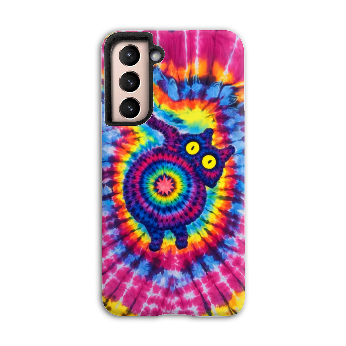 CAT COLORFUL SWIRL PATTERN PHONE CASE  - TLNO0701261