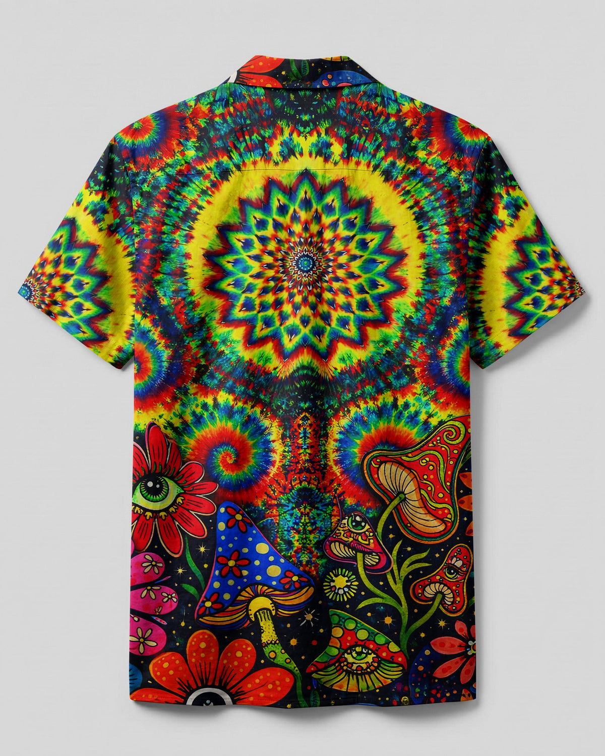 TRIPPY MUSHROOM CAMP SHIRT  - TLNT0204263