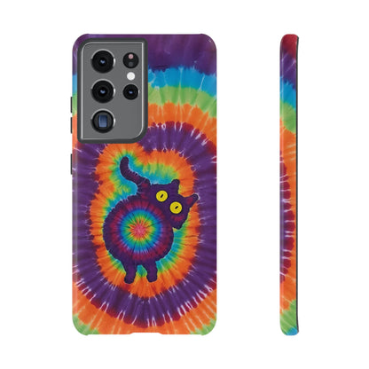 FUNNY CAT SWIRL PHONE CASE - TLNO1604261