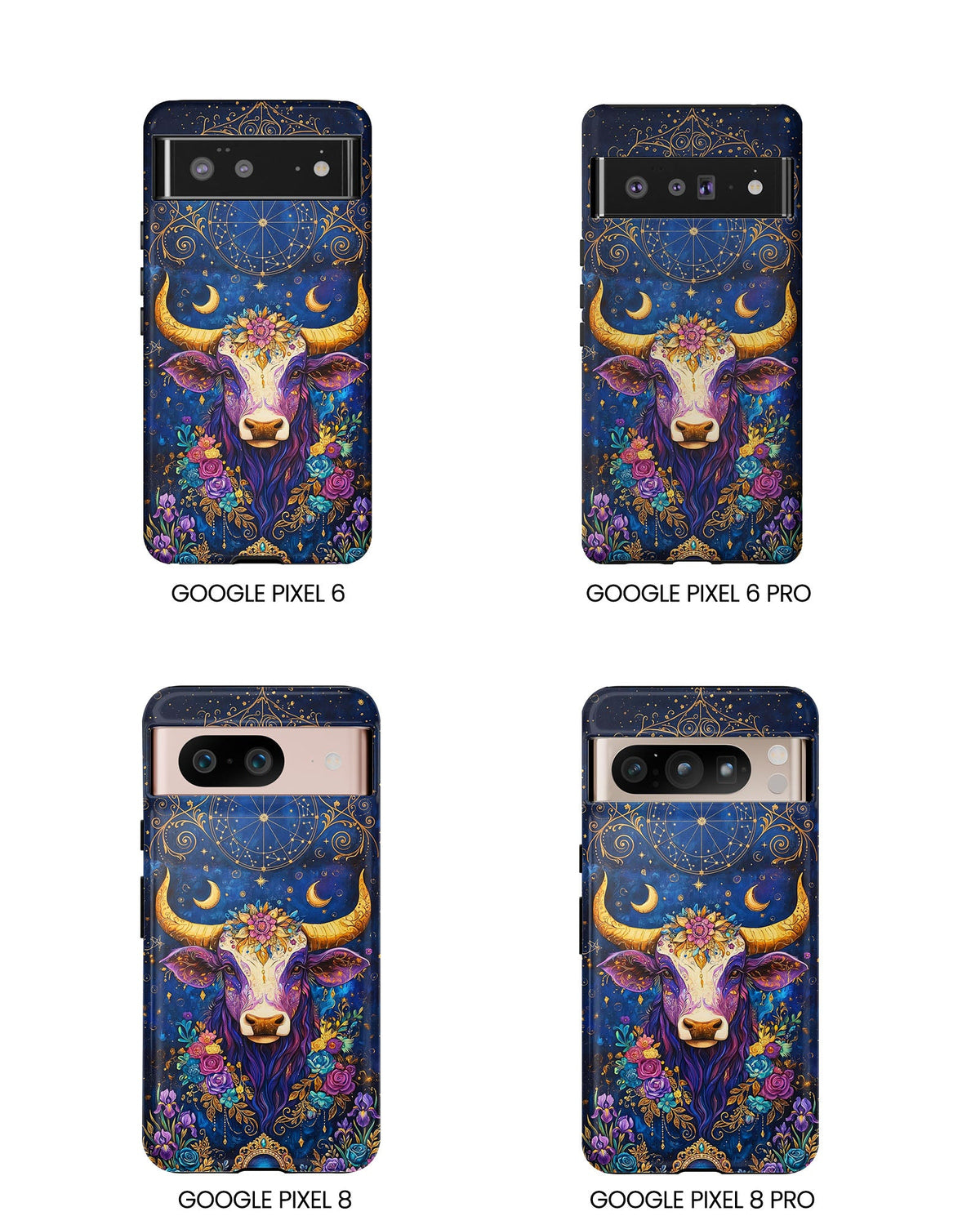 HIPPIE MAGIC COW  PHONE CASE - TLNT2304262