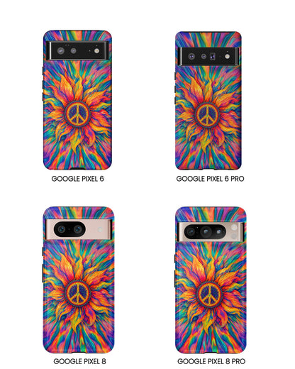 SUNFLOWER PEACE BURST PHONE CASE - TLTW2906268
