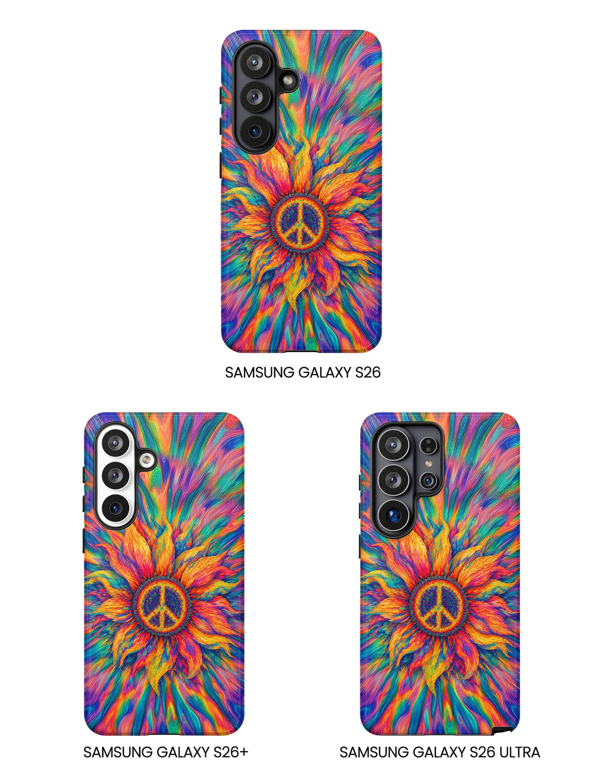 SUNFLOWER PEACE BURST PHONE CASE - TLTW2906268