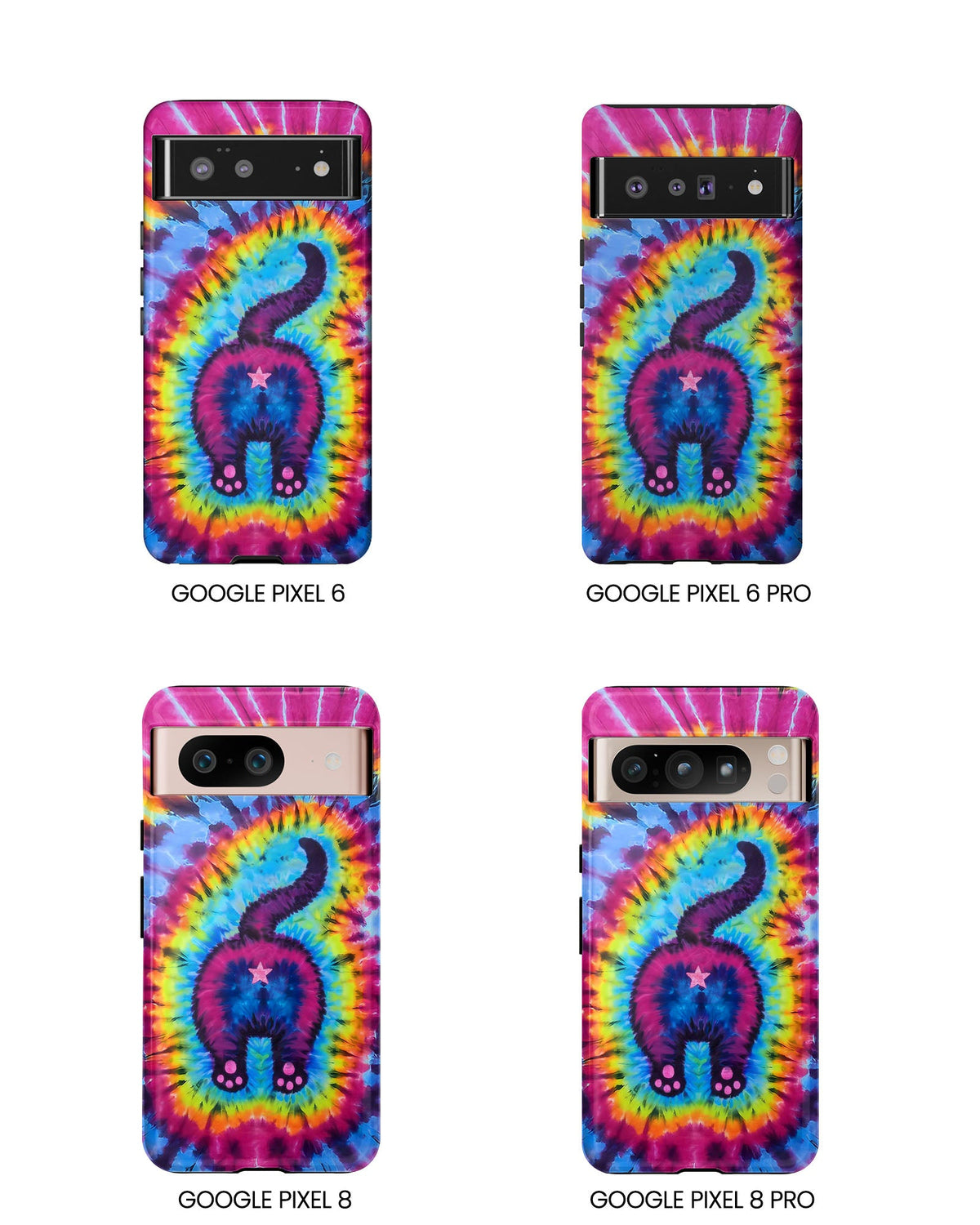 CAT COLORFUL SWIRL PATTERN PHONE CASE - TLTW1404263