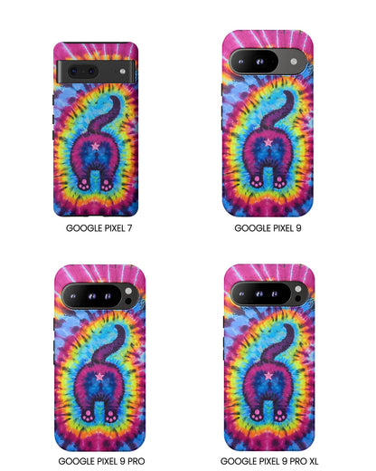 CAT COLORFUL SWIRL PATTERN PHONE CASE - TLTW1404263