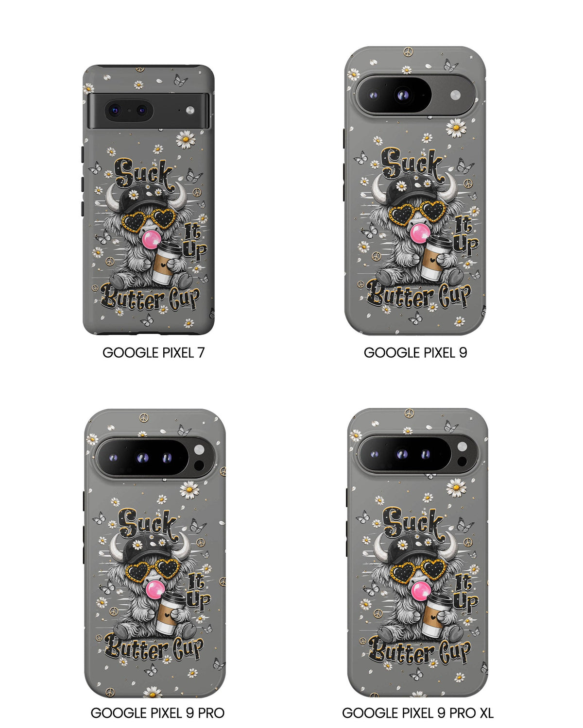 SUCK IT UP BUTTERCUP COW PHONE CASE  - TLHN0806263