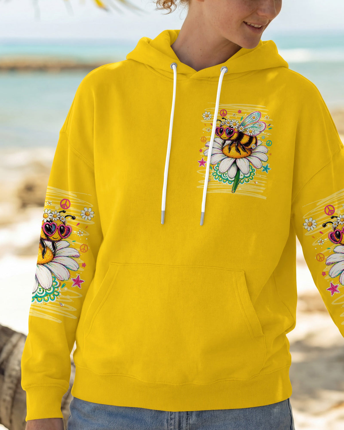 BEE KIND DAISIES ALL OVER PRINT  - TLNT0805263