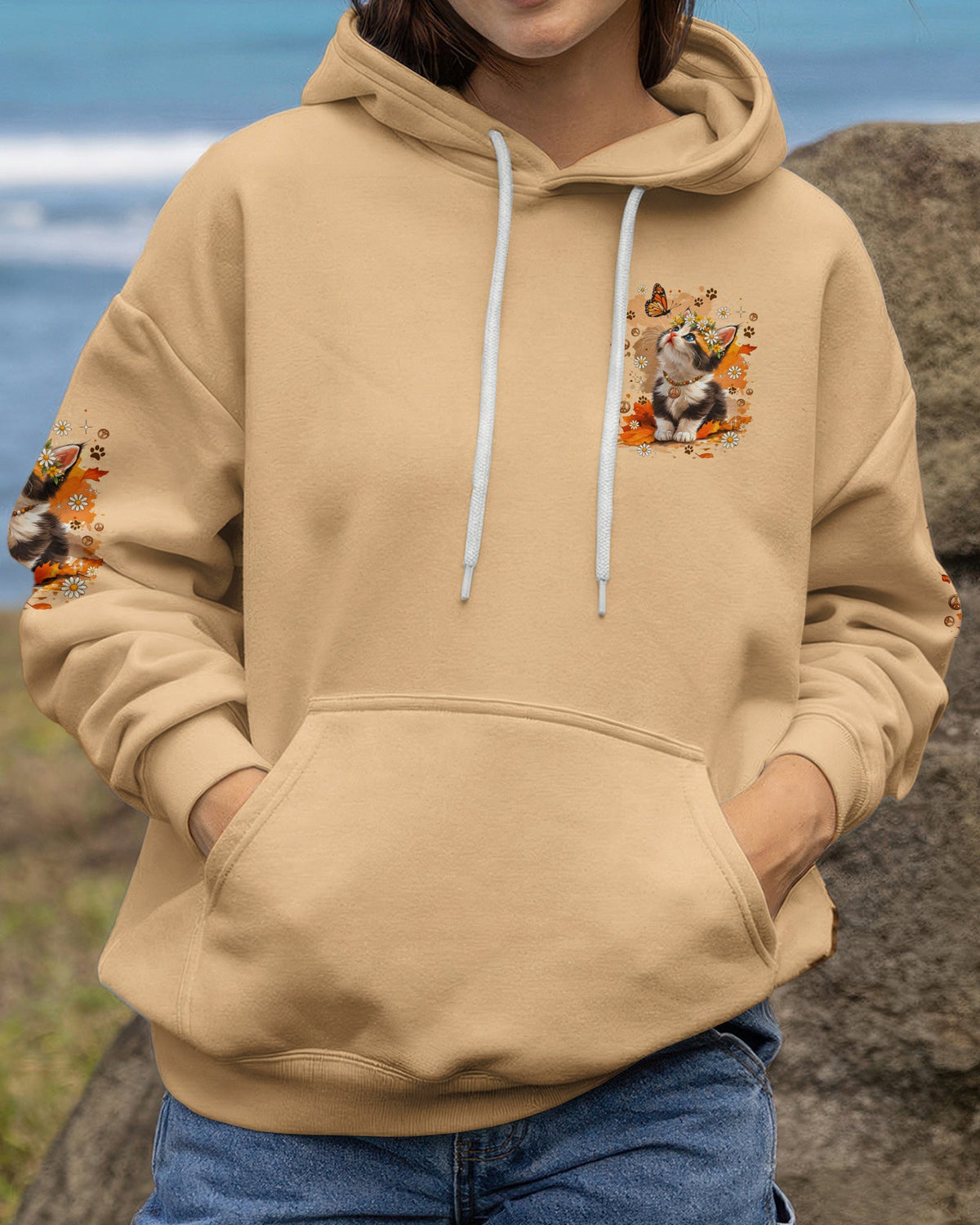 JUST BREATHE CAT ALL OVER PRINT - TYPQ1805261