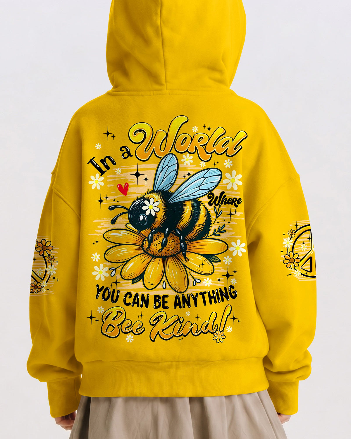 IN A WORLD WHERE YOU CAN BE ANYTHING BEE KIND KIDS ALL OVER PRINT - TYQY1106264