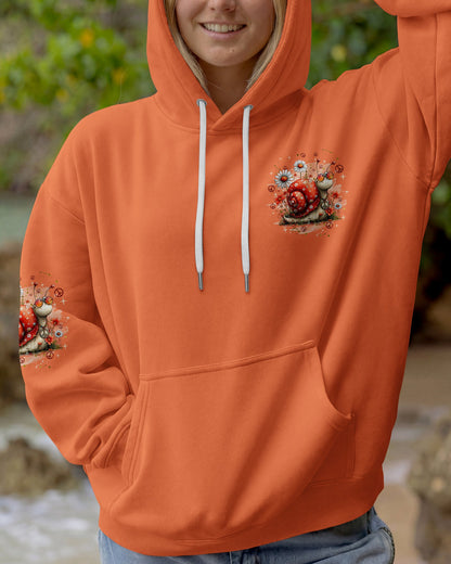 IT'S OKAY TO TAKE IT SLOW SNAIL ALL OVER PRINT - TYQY2506261