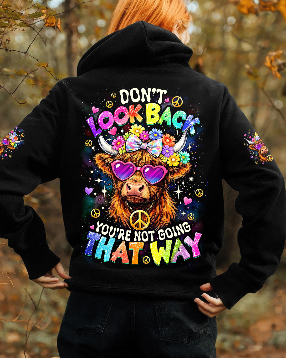 DON'T LOOK BACK COW ALL OVER PRINT - TYQY1505261