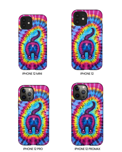 CAT COLORFUL SWIRL PATTERN PHONE CASE - TLTW1404263