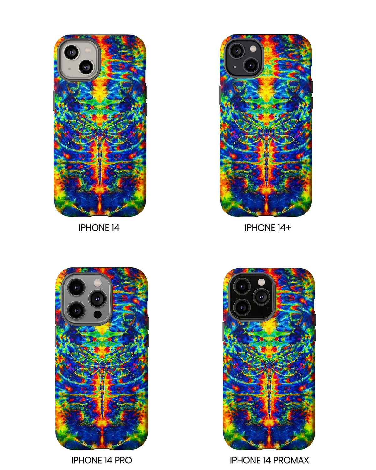 HIPPIE DRAGONFLY COLORFUL SWIRL PHONE CASE - TLNT1105261