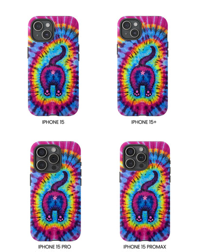 CAT COLORFUL SWIRL PATTERN PHONE CASE - TLTW1404263