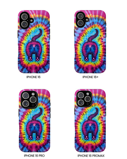 CAT COLORFUL SWIRL PATTERN PHONE CASE - TLTW1404263