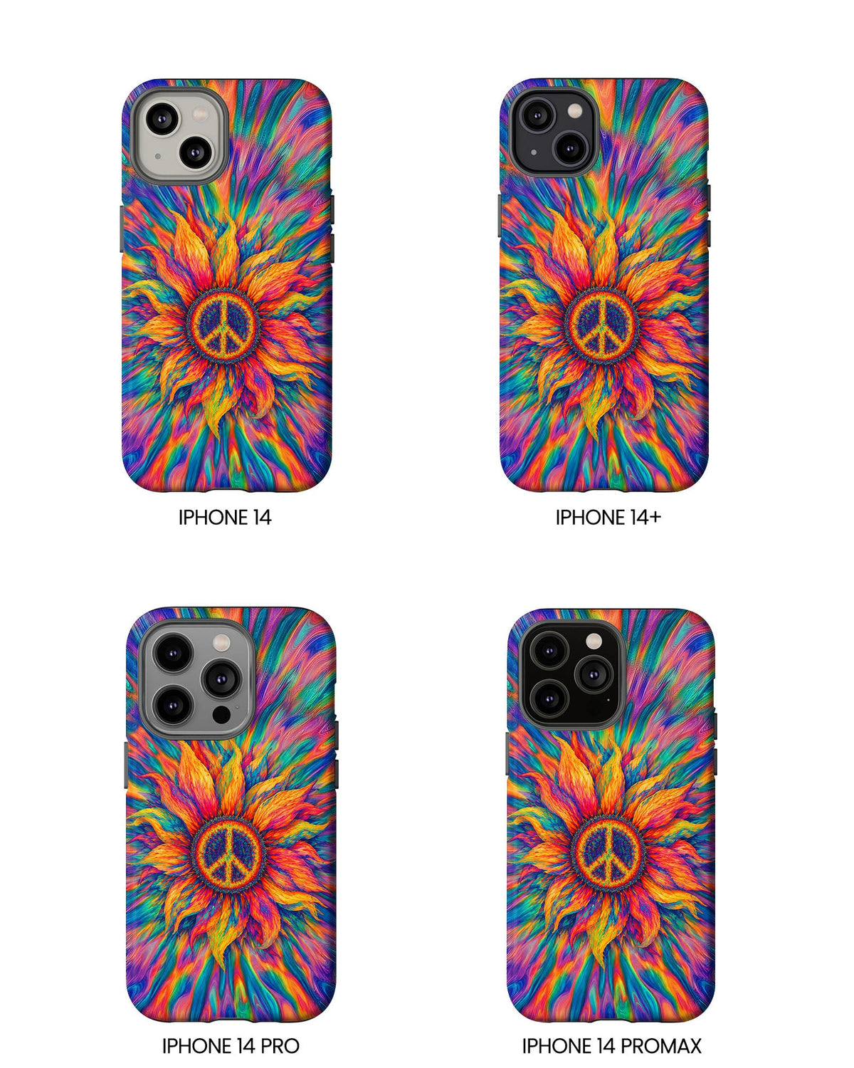 SUNFLOWER PEACE BURST PHONE CASE - TLTW2906268