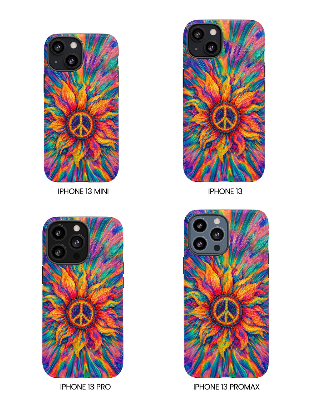 SUNFLOWER PEACE BURST PHONE CASE - TLTW2906268
