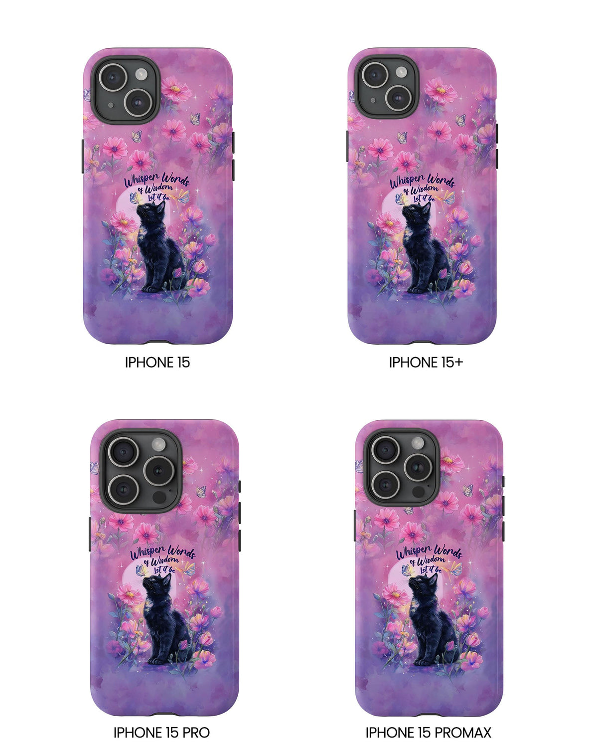 WHISPER WORDS OF WISDOM LET IT BE CAT PHONE CASE - TLHG2605264