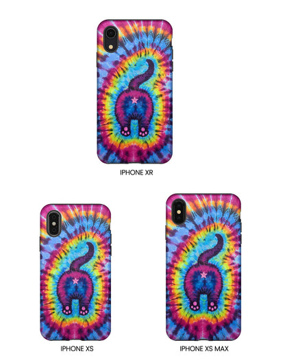 CAT COLORFUL SWIRL PATTERN PHONE CASE - TLTW1404263