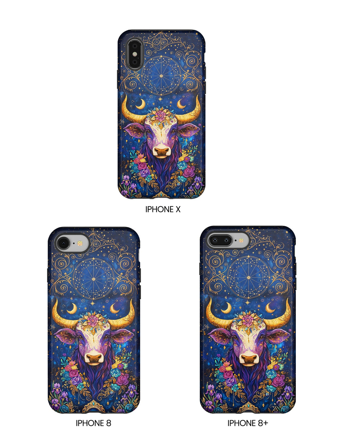 HIPPIE MAGIC COW  PHONE CASE - TLNT2304262
