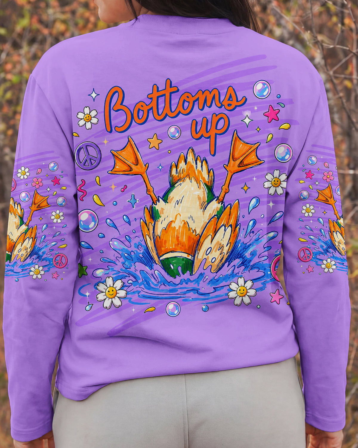 BOTTOMS UP DUCK  ALL OVER PRINT - TLNT0506264